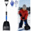 Klappbare Schneeschaufel, 86 cm, ABS mit Aluminiumgriff 1