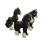 3 Stück 10 cm große 3D-gedruckte Ponyfiguren 1