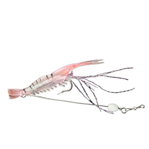 τεμάχια Φωτεινό Δόλωμα για Ψάρεμα Γαρίδας με Περιστρεφόμενες Χάντρες και