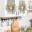 Couronne de fleurs artificielles d'été (4 pièces) 5