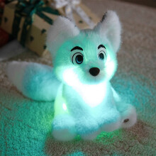 Peluche Renard 2026, Coussin Doux en Peluche, Poupée Lumineuse et Colorée – Cadeau Idéal pour un Anniversaire, Noël ou Pâques pour les Amis et