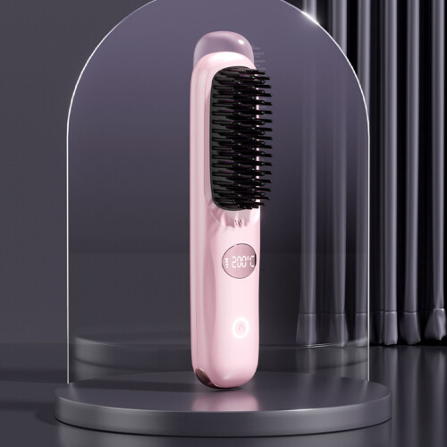 Numoya Go Brush Pro2025 – Φορητή επαναφορτιζόμενη βούρτσα ισιώματος μαλλιών, συμβατή με το