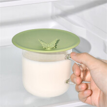 Couvercle en silicone en forme de papillon – Housse extensible pour tasses et gobelets (convient aux diamètres 8,1 à 10,2 cm). Couvercle