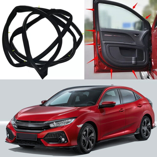 Για Honda Civic Sedan2012-2015Εμπρόσθια αριστερή πόρτα, ταινία στεγανοποίησης 1