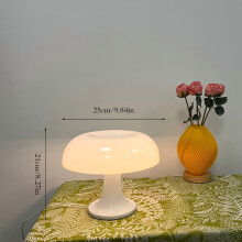 Modern LED-es gomba alakú asztali lámpa, USB-ről táplált, 3 színhőmérséklettel, többszínű opciók – USB töltéssel kompatibilis