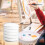 Ceramic Paint Palette Porcelain Mixing Palette Stackable Washable Layers Chinese 7
