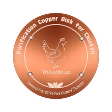 Disque de cuivre pour bain d'oiseaux efficace,-B Poulet