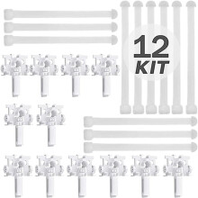 Vertical Blind Repair Set PVC White