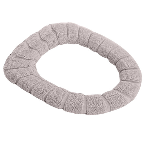 Cuscino per sedile WC caldo e morbido, imbottito e spesso, lavabile e riutilizzabile, facile da installare e pulire a casa.