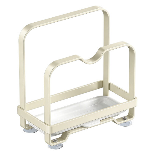 Kitchen Pot Lid & Spoon Rest Rack, Multi-Functional Stovetop Organizer for Countertop Use 1