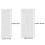 White Plastic Quilting Templates for Cross, Patchwork, Sewing, and Crafting Projects 2
