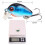 2 Stück 3 cm/1,6 g Spinner-Zubehör Swimbait-Köder Crankbait realistische Silhouette Angelköder 5