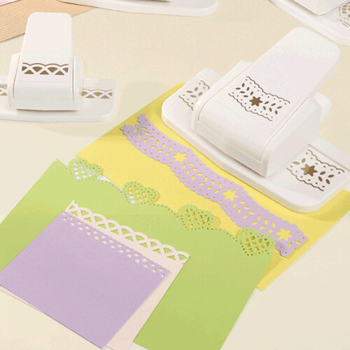 Χειροποίητες άκρες Scrapbooking Συσκευή κοπής χαρτιού Χειροτεχνία Hollow Out Fancy Border Punches Lace 2