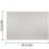 Mantel individual rectangular de poliéster con estampado de trébol (1 unidad) 2