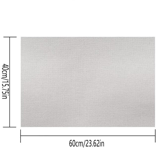 Mantel individual rectangular de poliéster con estampado de trébol (1 unidad) 1