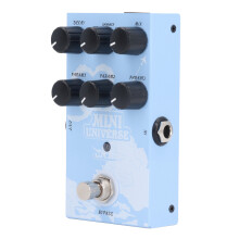 9 Reverb Types Guitar Effect Pedal, Metal Shell, 112x68x40mm