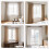 Sort justerbar gardinstang 84-227 cm, 2,5 cm diameter 5