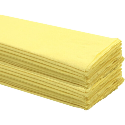 Kräppappersark 20" x 39" 21 färger 20-pack