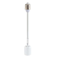 Douille E27 avec adaptateurs et convertisseurs de lumière extensibles et rotatifs en céramique pour l'éclairage domestique