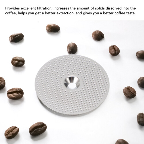 Puck Screen4Pack genanvendelig kaffefilterplade i rustfrit stål til espressomaskiner 1