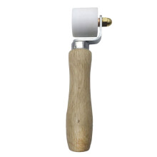 Flaches Andruckwalzen-Glättwerkzeug, Holzgriff,-28mm