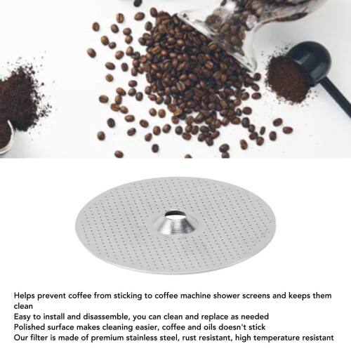Puck Screen4Pack genanvendelig kaffefilterplade i rustfrit stål til espressomaskiner 2
