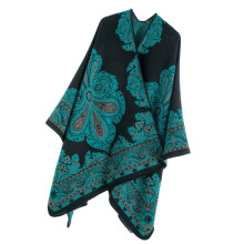 Xale/cachecol de inverno macio e prático com estampa étnica, leve, quente e confortável para homens e mulheres em climas frios.