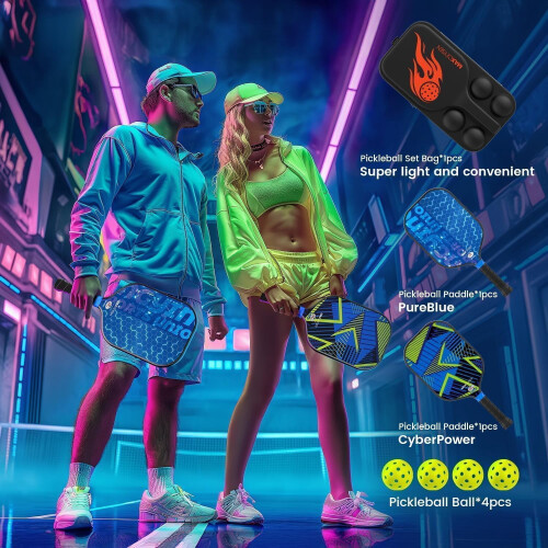 Κουπί Pickleball από ίνες άνθρακα T700 – πυρήνας 16 mm, USAPA 2