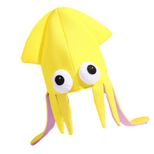 3. Chapeau de fête ludique en forme de poisson-diable - Tissu doux et hypoallergénique pour toutes les fêtes à thème, tous âges confondus