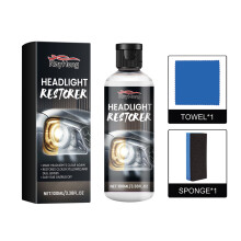 Car headlight polishing liquid for scratch repair and