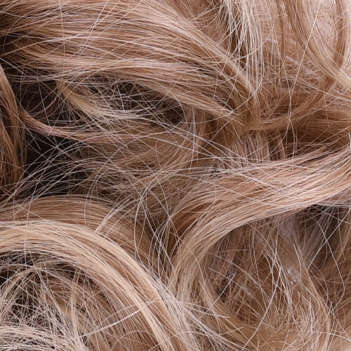 Chignon élastique synthétique désordonné, postiche bouclé, queue de cheval 1