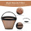Reusable Coffee Filter for Coffee Maker, 4 cone Coffee Maker Filter #4 for Dual Brew Coffee Maker Filter (2 Pcs) 3