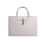 A4 PU Leather Envelope Case with Hand Strap & Pocket – Gray, Compatible with Tablets & Documents 2