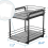 2-Tier Pull-Out Spice Rack, Height-Adjustable & Ultra-Smooth, Fits Inside Cabinets (7.5"x10.5"x9.5") 2