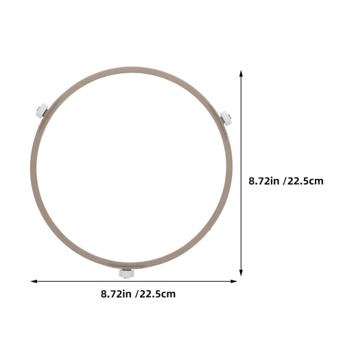 Microwave Glass Turntable Roller in Coffee Color, Support for Kitchen and Home Use 1