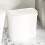 Plastic Bathroom Trash Can with Press Lid 28x27.3x13.5cm 4
