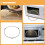 Microwave Glass Turntable Roller in Coffee Color, Support for Kitchen and Home Use 8