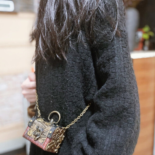 Τσάντα Steampunk Κοσμήματα Πορτοφόλι Steampunk Crossbody Τσάντα ώμου Steampunk 1