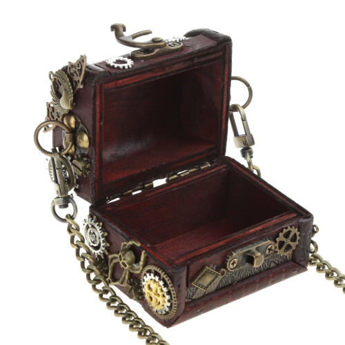 Τσάντα Steampunk Κοσμήματα Πορτοφόλι Steampunk Crossbody Τσάντα ώμου Steampunk 2