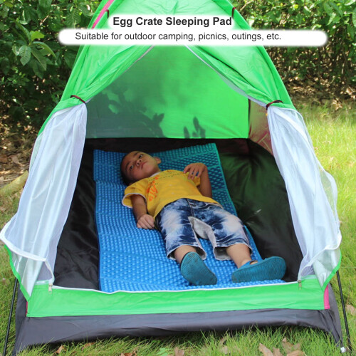 Foldable Sleeping Pad, Lightweight Egg Crate Foam Pad 2cm Thickness Environment Friendly For Outdoor Picnics 1