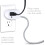 Extension Cord with Switch 6 ft Braided Lamp Cord 6
