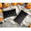 Μαξιλαροθήκες με φαντάσματα για το Halloween 12x20, σετ 2 τεμαχίων, μαύρο ψεύτικο 5