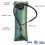 Sac à dos d'hydratation tactique avec poche à eau de 3 L et système de réglage. 4