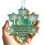 Håndlaget snøfnugg-sjøglass-ornament 1 stk. 4