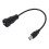 Conector USB3.0 impermeable 0.3m 1.5A Montaje en panel 3