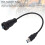 Conector USB3.0 impermeable 0.3m 1.5A Montaje en panel 4