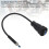 Conector USB3.0 impermeable 0.3m 1.5A Montaje en panel 7