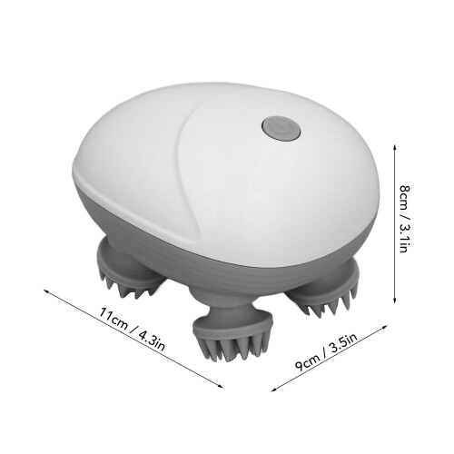 Mini Electric Head Massager with Removable Head, 5W White 1