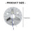 Pendant Light Round Panel 3 Light Color Ceiling Fan Light Retrofitting Kits Ceiling Flush Light Replacement Panel Enduring 3