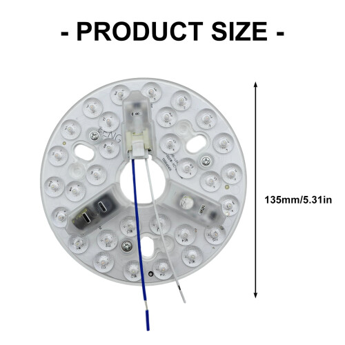 Pendant Light Round Panel 3 Light Color Ceiling Fan Light Retrofitting Kits Ceiling Flush Light Replacement Panel Enduring 2